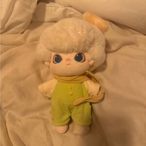 Dimoo - Pop Mart - Cute Plush Doll in Lime Green Overalls